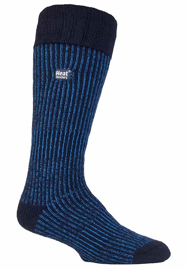 Fleeceforede termiske knestrømper for menn (FMY) Navy 6-11 uk