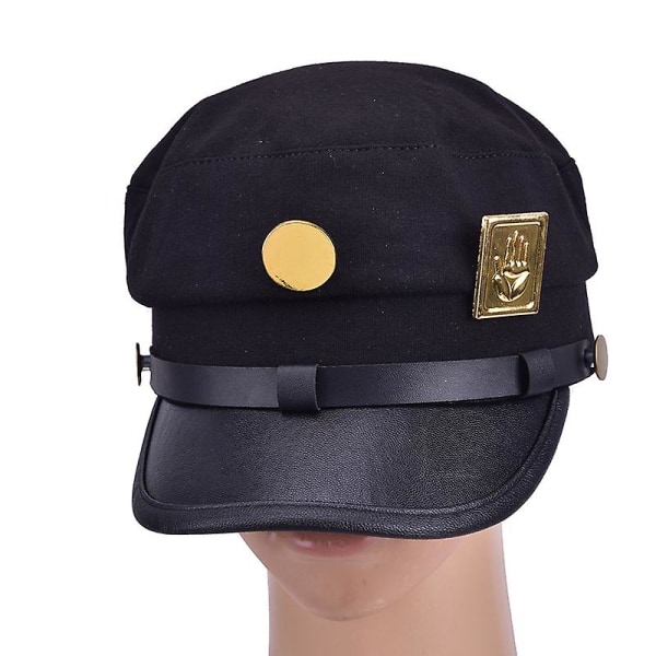 Handsome Kujo Jotaro Army Military JOJO Cap Hat Badge Animation Around Cosplay (FMY) P3