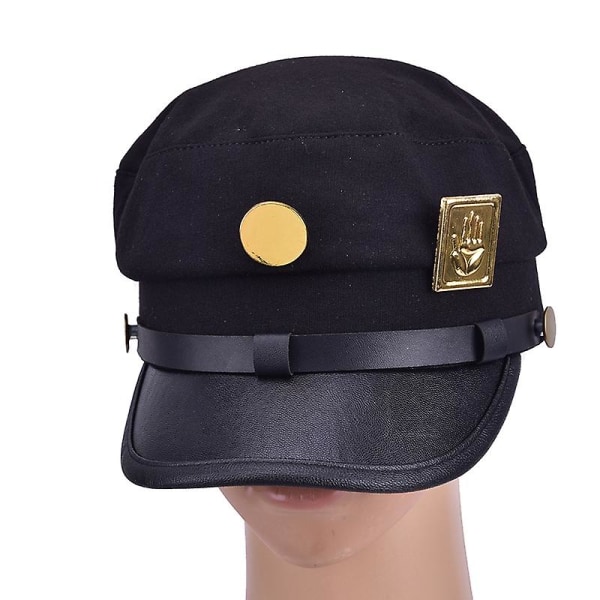 Handsome Kujo Jotaro Hær Militær JOJO Kasket Hat Badge Animation Cosplay (FMY) P3