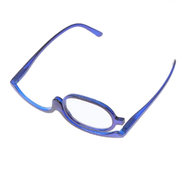 Ensidiga sminkglasögon för kvinnor Vikbara vridbara sminkläsglasögon för kvinnor Eye Makeup Tool (FMY) Blue Box 300