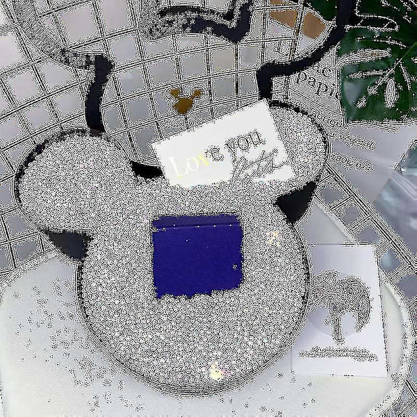 Hääjuhlan vuosipäivän piirretty karkkikotelo Mickey lahjakotelo Anna ystäville syntymäpäivälahja Suosittu lasten keskuudessa Kb  (FMY) Matte Gold