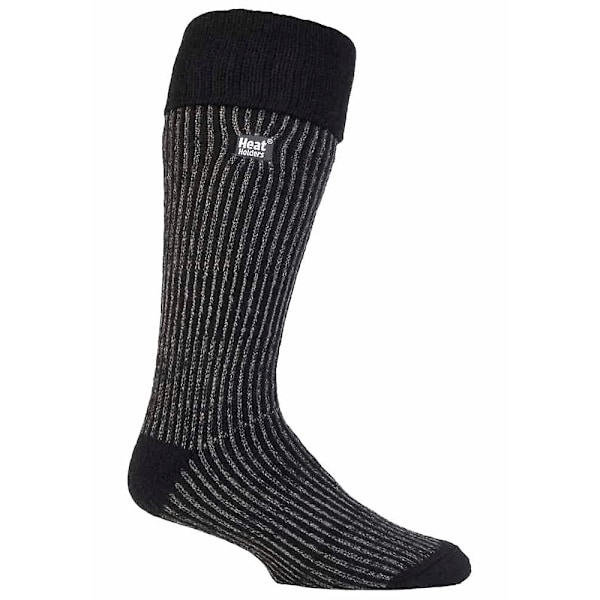 Fleeceforede termiske knestrømper for menn (FMY) Navy 6-11 uk
