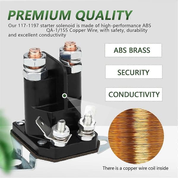 Solenoid för Toro Timecutter Zero Turn gräsklippare (FMY)