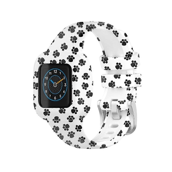 Børnemønstret silikonestrop til GarminFit JR 3 Universal Smart Sport Watch armbånd til Garmin vivofit JR3 Børnearmbånd til Chi (FMY) Feet