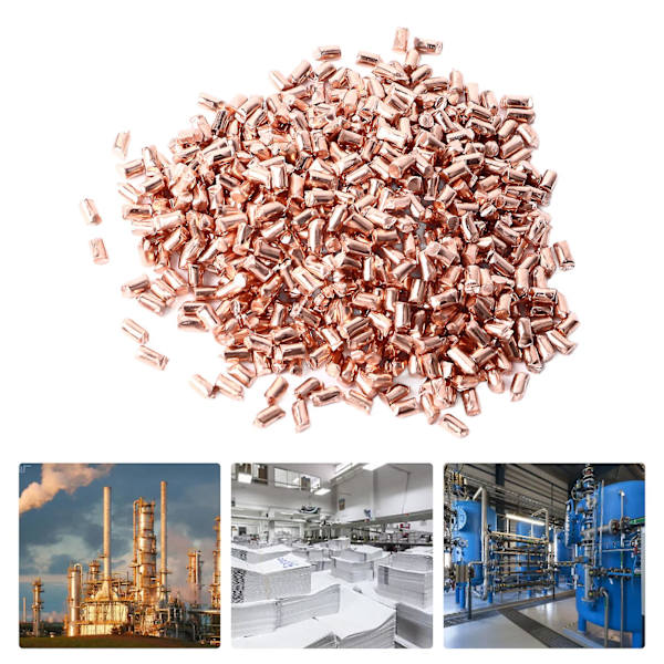 Koppar Grain Casting 99,99% Hög Renhet Partikel Rå Kopparmetall 200g för Industriell Petroleum Kemisk Tryckning (FMY)