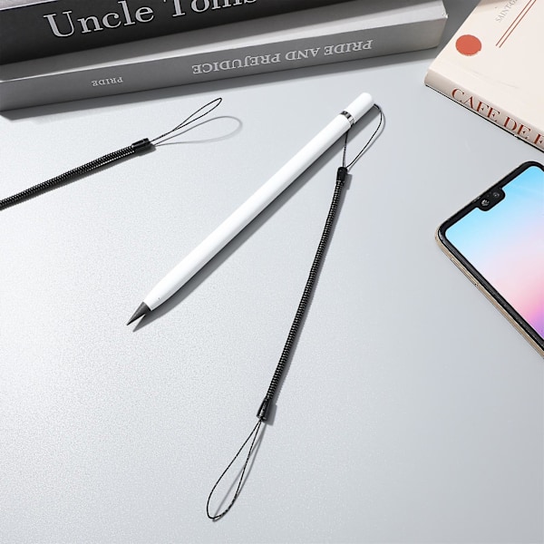 8 st Stylus Tether Elastisk Tether Snodd Fjäderrep Elastisk Penn Snodd Fjäderremmar För Touchpenna Stylus (FMY) 17.00X0.50X0.50CM