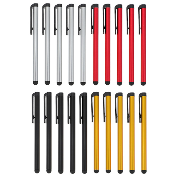 20 kpl Musta Kynät Parhaat Stylus Piirustus Kapasitiivinen Stylus Kynä Ladattava Kynä Stylus Kynä Tabletti (FMY) 10.5X1X1CM
