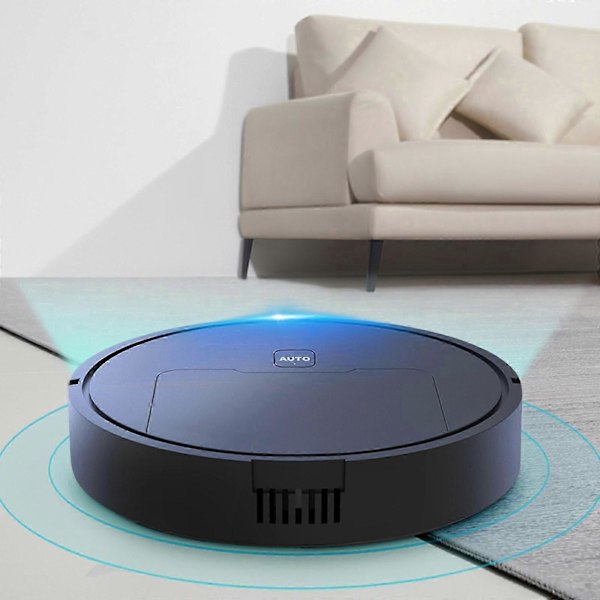 3-i-1 Moppande Robotdammsugare Med Schema Wi-fi/app Självladdande Robotdammsugare Flye242583 (FMY) Black