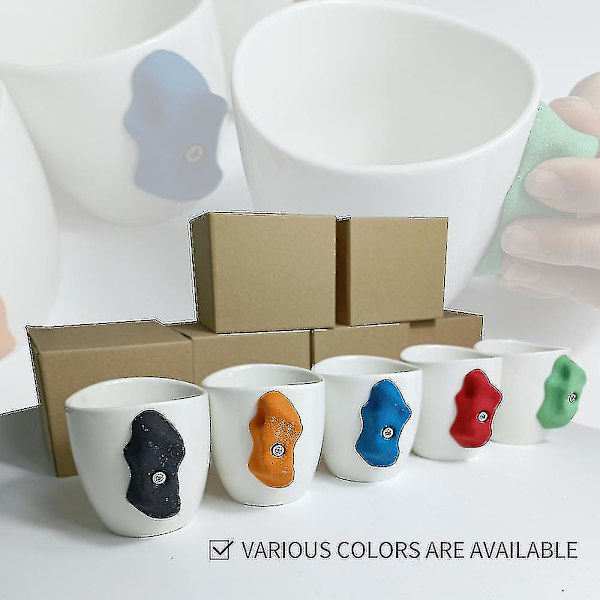 Klippklättringsmugg - Klippklättringspresenter - Klättrarens Greppmugg - Bergsklättringstillbehör - Pinch Hold Mugg (FMY) blue 1pcs