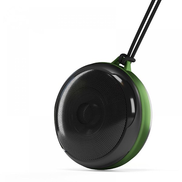 Ipx67 Vandtæt Bluetooth Højttaler Lille Bærbar Trådløs Højttaler, 3w Bas, 8h Afspilningstid, Til Brusebad Strand Swimmingpool Partygrøn  (FMY)