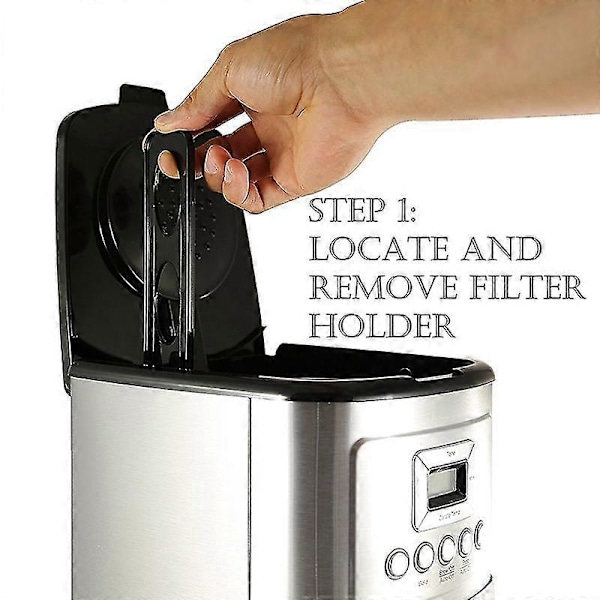 12 Pakke Erstatnings Vannfiltre med Aktivt Kull For Alle Cuisinart Kaffemaskiner, Dcc-rwf (FMY) White
