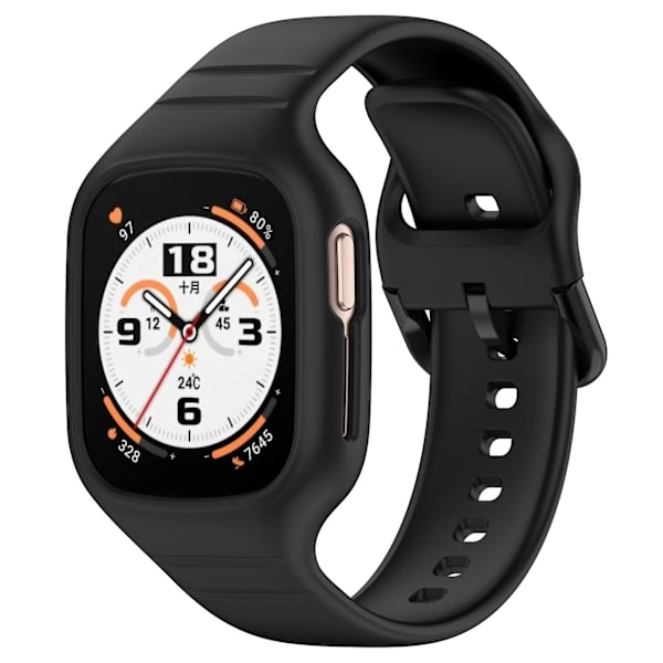 Integroitu silikoninen ranneke Honor Watch 4:lle (FMY) Black