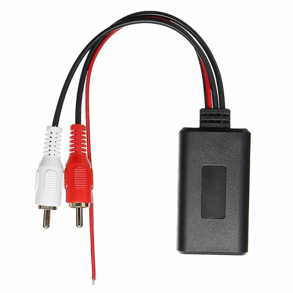 1 stk Bluetooth 5.0 Mottakermodul Aux Adapter Musikk Lyd Stereo Kjøretøy Mottaker For 2rca Grensesnitt Kjøretøy (FMY)