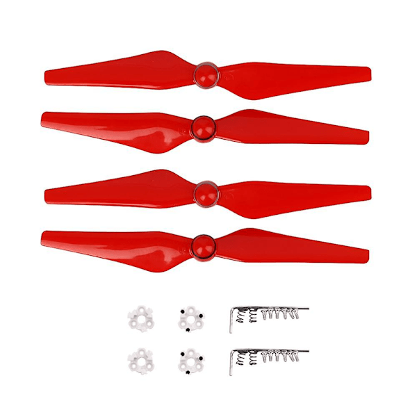 4st 9450s Propeller För Dji Phantom 4 Pro 4a Advanced Drönare Snabbfäste Blad Cc Cw Propellrar Vinge Med Monteringsbas Reservdelar (FMY) Red