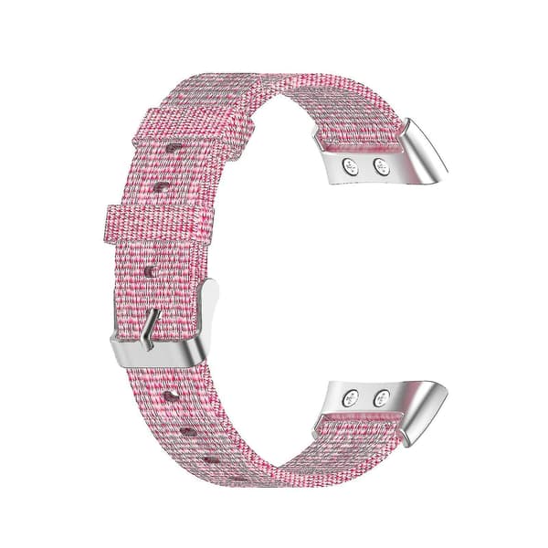 Til Garmin Forerunner 45 Nylon Lærred Rem Til Garmin Forerunner 45 / 45s  (FMY) Pink