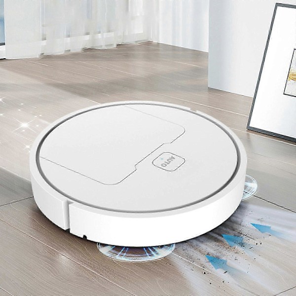 3-i-1 Moppande Robotdammsugare Med Schema Wi-fi/app Självladdande Robotdammsugare Flye242583 (FMY) White