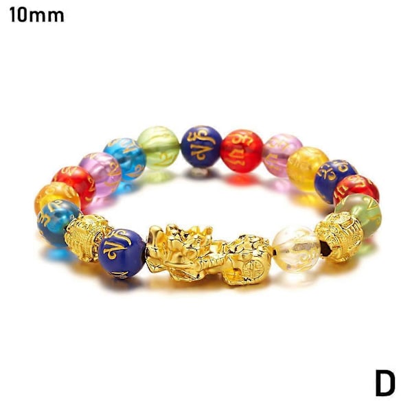 Herr Feng Shui Lyckobringande Pärlarmband Obsidian Armband (FMY) Chroma