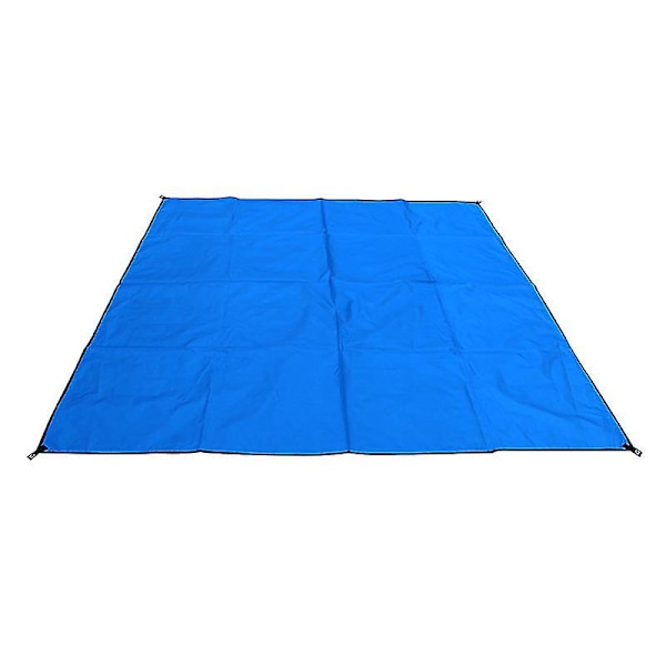 Vedenpitävä teltan pohjakangas, piknik-matto, ultralekea taskuteltan jalanjäljet, rantapressu, säkki retkeilyyn ja vaellukseen (FMY) Blue 210x150cm