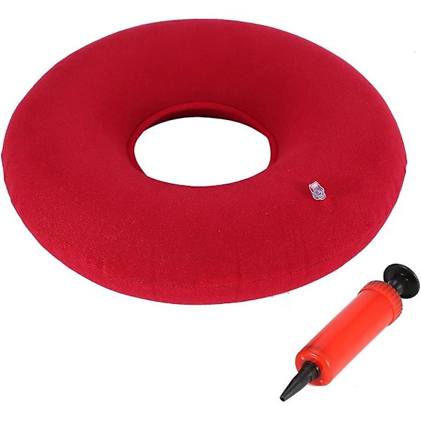 Stolpute 38cm Donut Pute / Hemoroider Pute Med Pumpe Hemoroider Setepute For Hemoroider, Graviditet Og Prostata  (FMY)