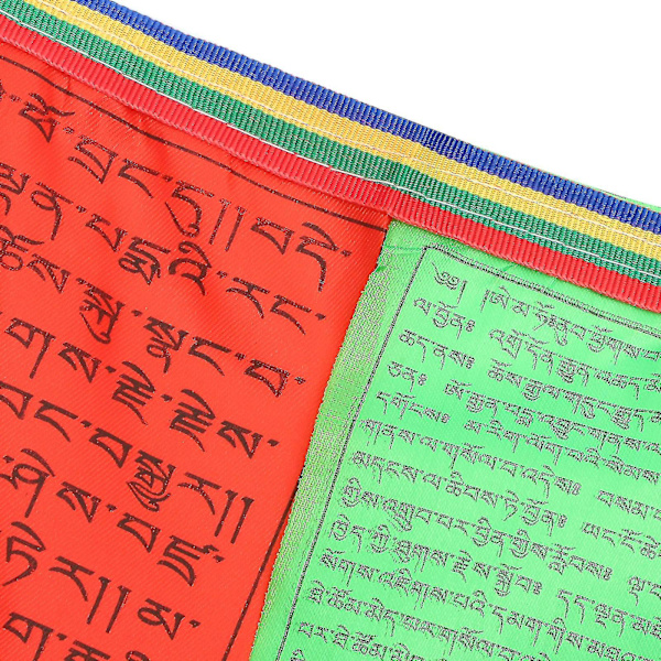 Utomhusflaggor Lungta böneflaggor Himalaya - Tibetanska vindhäst tibetanska helande böneflaggor  (FMY)