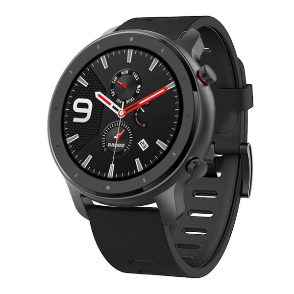 Reservedeler Sport Silikonklokke Rem Håndleddsstropp For Amazfit Gtr 47mm  (FMY) Black