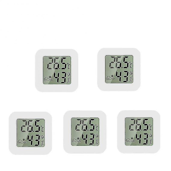 Xiaomi Mini LCD Digital Termometer Hygrometer Indendørs Rum Temperatur Luftfugtighedsmåler - YUHAO (FMY) 5PCS