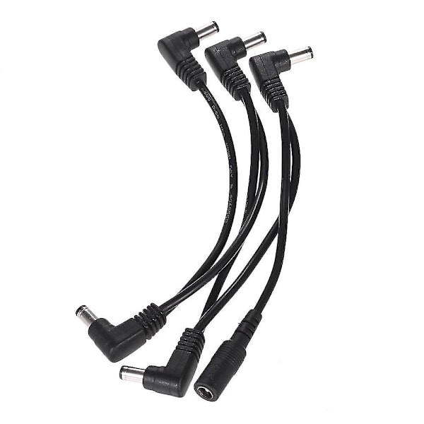 Joyo Cm-24 Gitarreffekter Strømkabel Splitter Ledning 5 Veier Daisy Chain For Dc 9v Gitar Bass Effekter  (FMY)