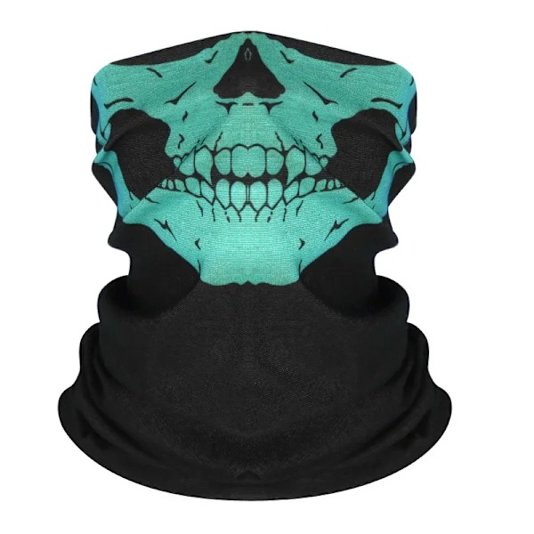 Halloween Mask Skräck Skelett Hakmask Skelett Performance Party Utklädnad Riktiga CS Masker(FMY) green