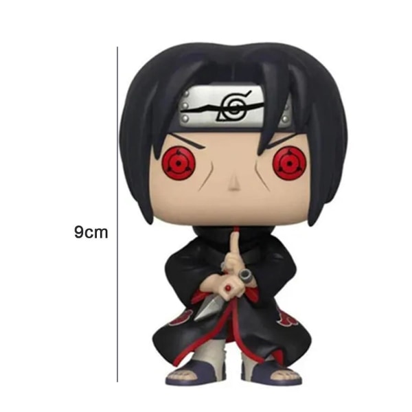 Naruto Uchiha Itachi Hahmo Leikki Funko Pop Söpö Keräilymalli Nuken Työpöydän Koriste Lahja Faneille Aikuisten Lapsille (FMY)