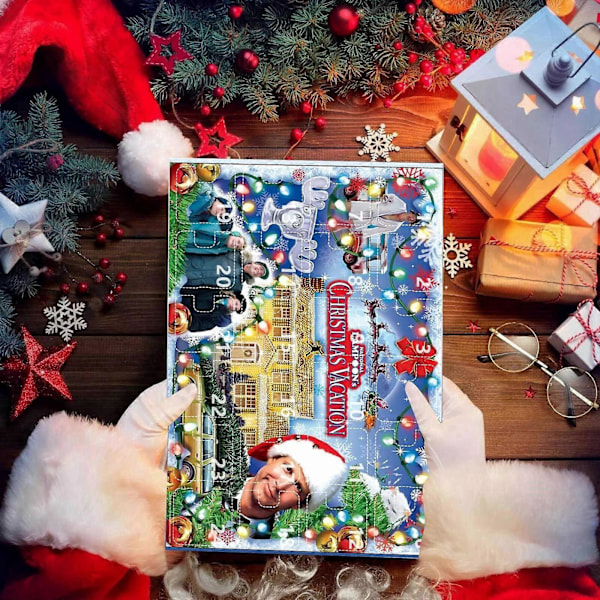 2024 National Lampoon's Christmas Vacation Adventskalender - Gör dig redo, 100% ny (FMY)
