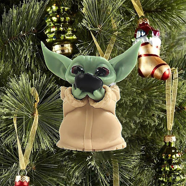 Baby Yoda Julepynt til Juletreet Hengende Ornamenter (FMY) C
