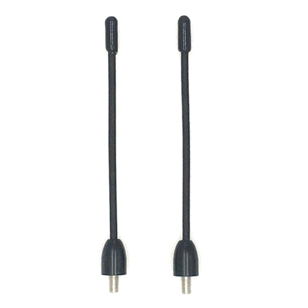 2x Antenne Til Sennheiser SK EK 100 300 500 G1 trådløs Bodypack reparationsmikrofon Black