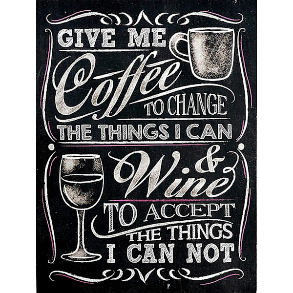 Retro Vintage Give Me Coffee And Wine Metal Tin Skilt Hjem Bar Cafe Restaurant Vægdækningsskilte 12x8inch  (FMY)