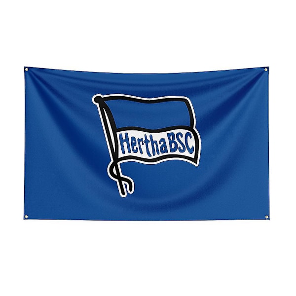 3x5 Hertha Bsc Flagg Polyester Trykt Racing Sport Banner For Dekor  (FMY) 90 x 150cm E