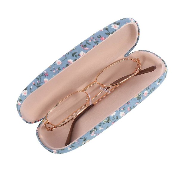 2 Briller Etui Hard Case For Kvinner Menn Blomster Solbriller Briller Etui Hard Shell Briller Boks Beskyttende Deksel For Briller Solbriller