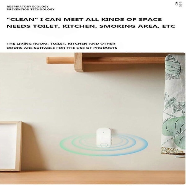 PuriFuse - Puhdasta Ilmaa, PuriFuse Ionisoiva Ilmanpuhdistin, 2025 Uusi Mini Kannettava Suodatin (FMY) White