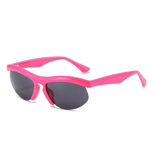 Wekity Polarized Sports Solbriller Halfrand Fiskesolbriller for menn og kvinner Baseball Sykling Fiske Løping (FMY)