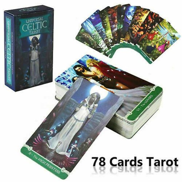 Universal Celtic Tarot Deck Rider Waite Divination Prophet Party Game 78 Kort  (FMY)