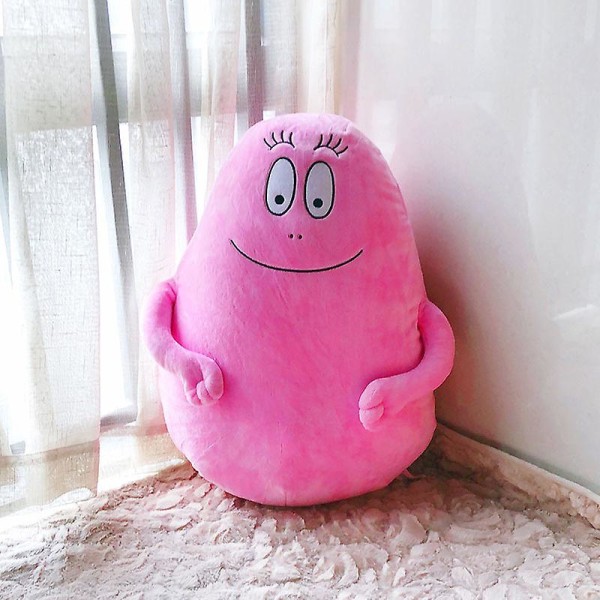 50cm Barbapapa-pehmolelu, iso koko, pehmeä piirretty anime-pehmolelu, tyyny, nukke, tyyny, lelu lapsille, lahja (FMY) Pink about 25cm