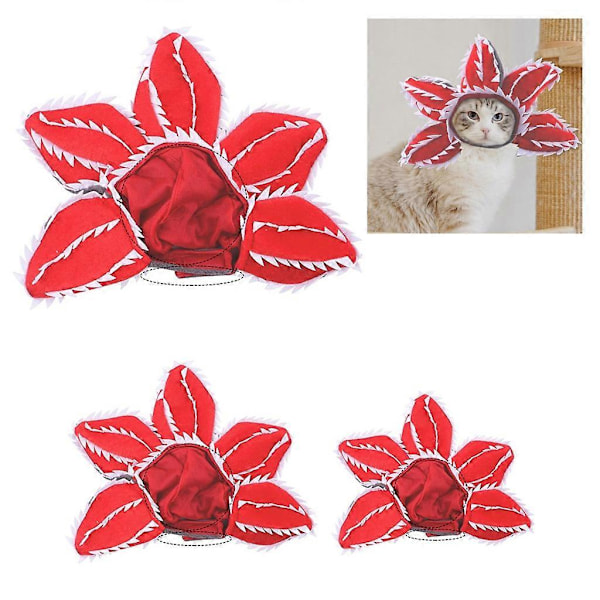Härlig Katt Blomma Hatt Mjuk Justerbar Huvudbonad Demogorgon Hatt (FMY) S