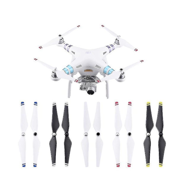 4 paria 9450 potkuria Dji Phantom 3 Advanced Standard Professional Se 2 Vision -lennokkien korvaamiseen (FMY) 8pcs red