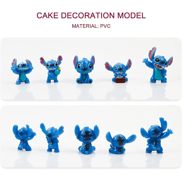 12 st Stitch dockfigurer och ornament (FMY)