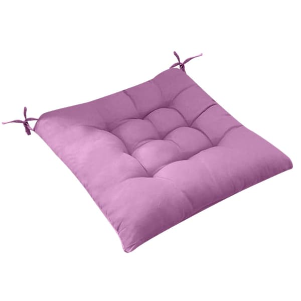 Ensfarget stolsete pute Purple P