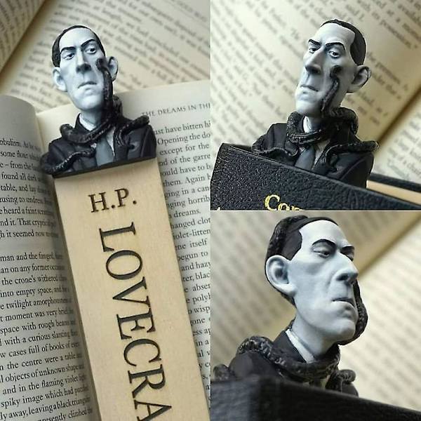 Horror Bogmærker 3d Tegneserie Resin Portræt Bogmærke Fantastiske Gaver Til Bogelskere  (FMY) C
