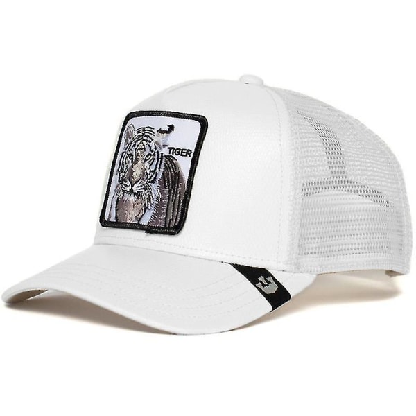 Goorin Bros. Trucker Hat Herr - Mesh Baseball Snapback Cap - The Farm (FMY) Tiger white