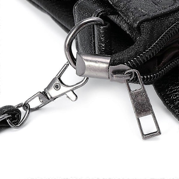 Dame Håndtaske Nitte Gotiske Kranie Tasker Kæde Messenger Crossbody Skuldertaske (FMY)