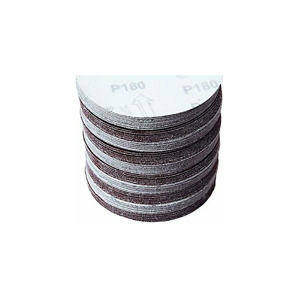 120 kpl/setti 6 tuuman 150 mm pyöreät hiekkapaperilevyt hiekkapaperiarkit karkeus 80/100/120/180/240/320 hiomalevyt ja koukut hiomakoneelle (FMY)