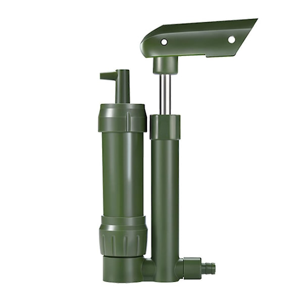 Håndpumpe Vandfilter 3-trins Camping Vandrenser Filtrationssystem Overlevelsesudstyr 0,01 Mikron wi  (FMY)