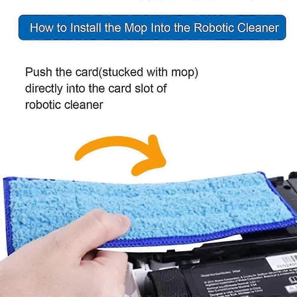 Udskiftelige Vaskbare Moppepuder Til Irobot Braava Jet 240 241 (FMY)