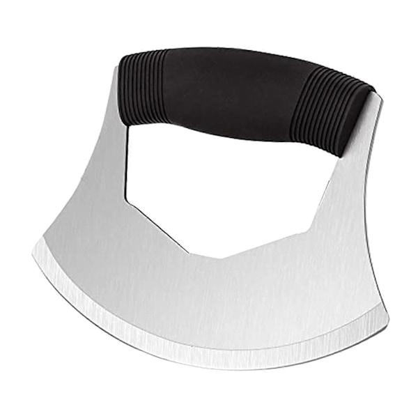Pizza Cutter Rocker Hakker Skærer Kraftig Pizza Skive Køkkenredskab (FMY)